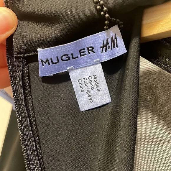 Nwt Mugler x H and M collab mesh dress - Picture 13 of 16